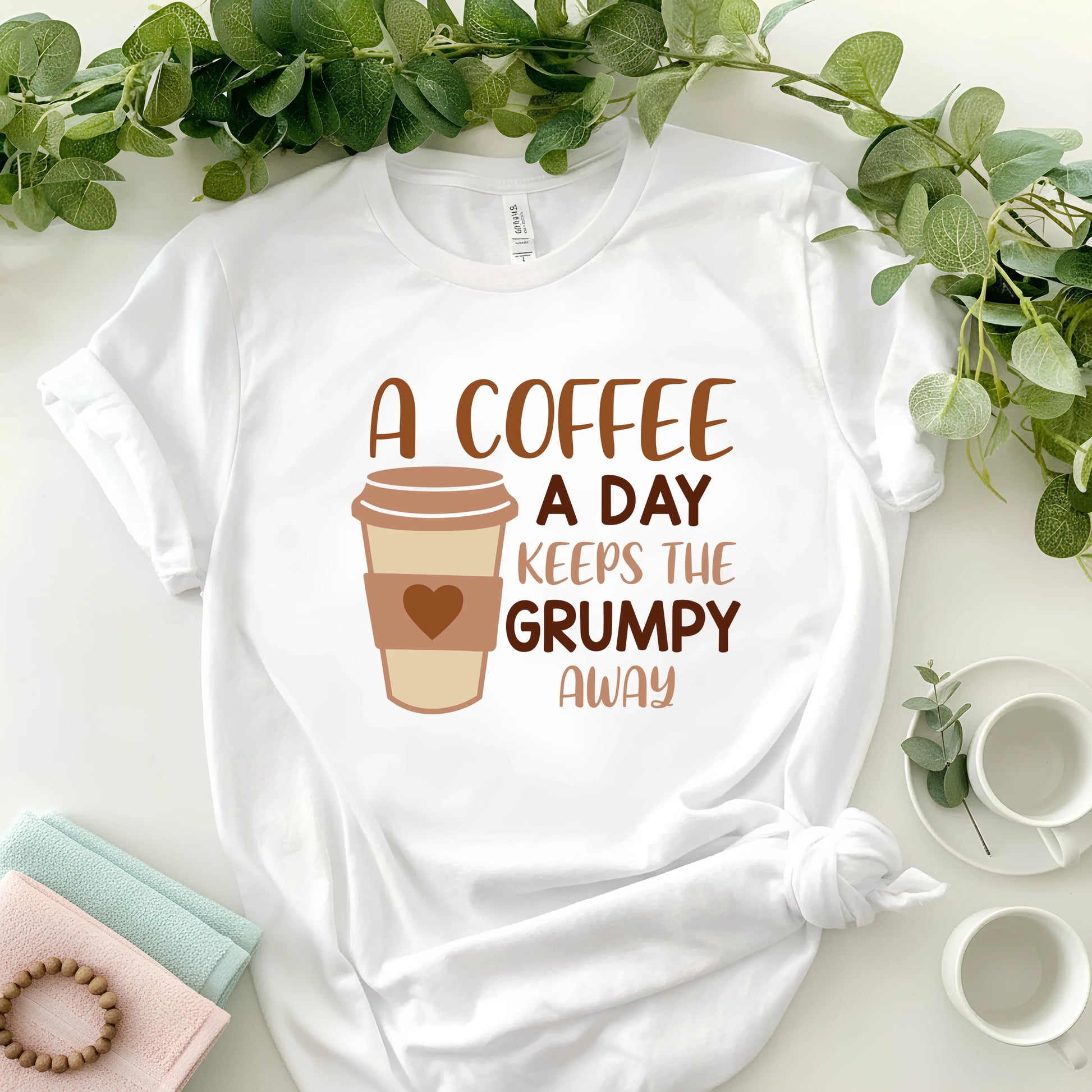 A Coffee A Day Keeps the Grumpy Away Women's Classic T-Shirt - Notthing Hill & Co.