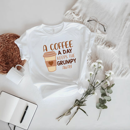 A Coffee A Day Keeps the Grumpy Away Women's Classic T-Shirt - Notthing Hill & Co.