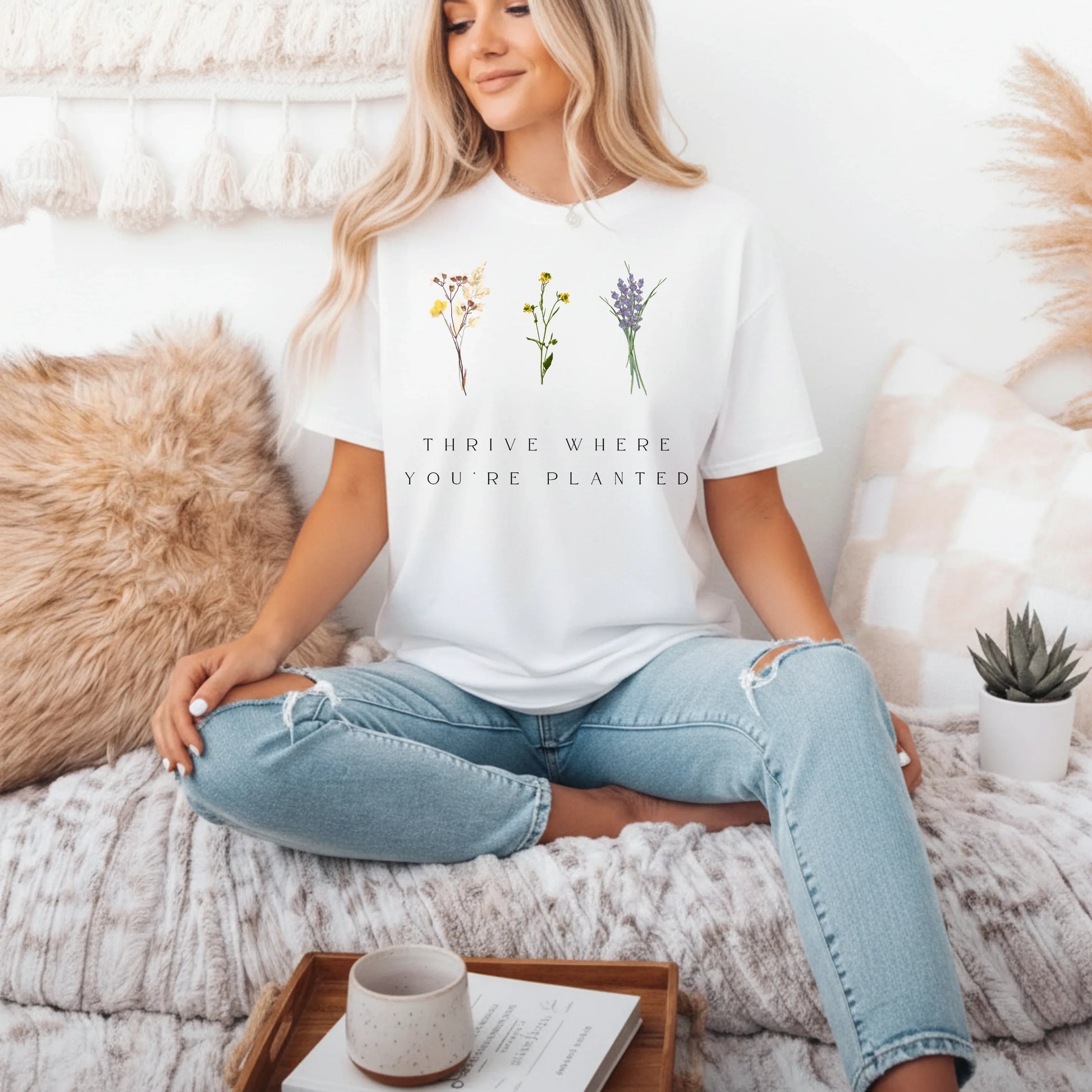 Thrive Where You're Planted Women's Classic T-Shirt - Notthing Hill & Co.