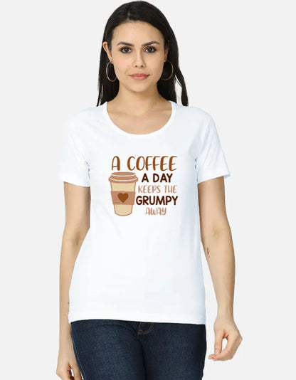 A Coffee A Day Keeps the Grumpy Away Women's Classic T-Shirt - Notthing Hill & Co.