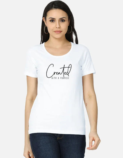 Created With a purpose - Women's Classic T-Shirt - Notthing Hill & Co.