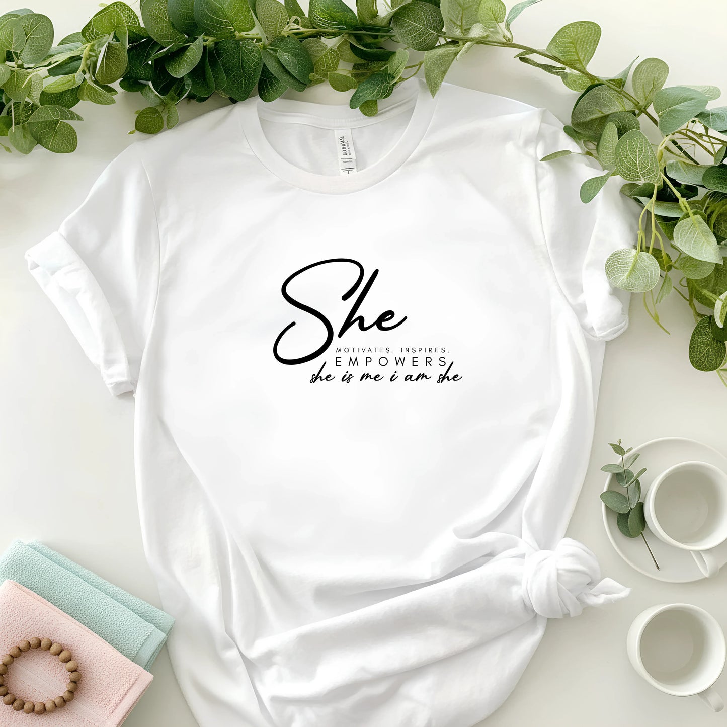 She Empowers Women's Classic T-Shirt - Notthing Hill & Co.