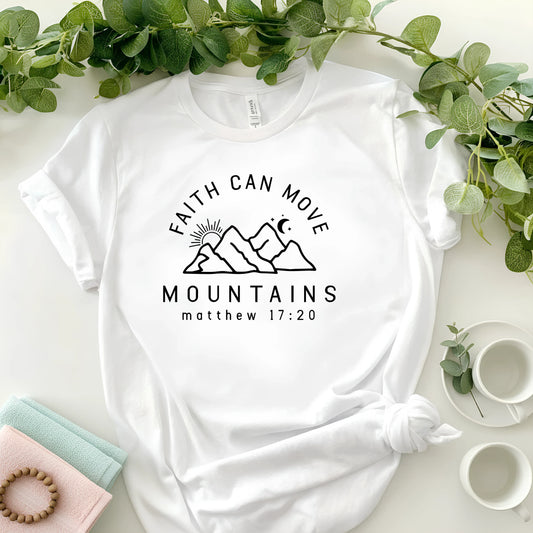 Faith Can Move Mountains Women's Classic T-Shirt - Notthing Hill & Co.