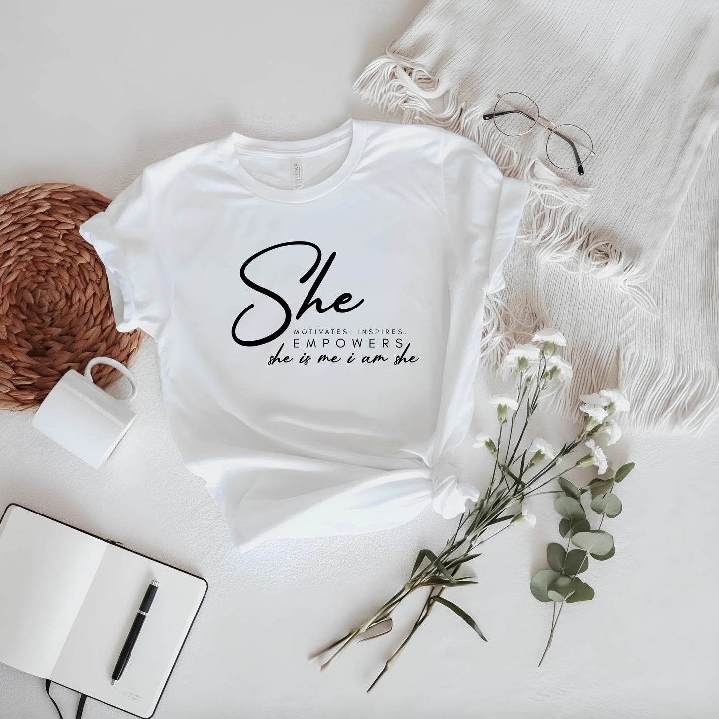 She Empowers Women's Classic T-Shirt - Notthing Hill & Co.